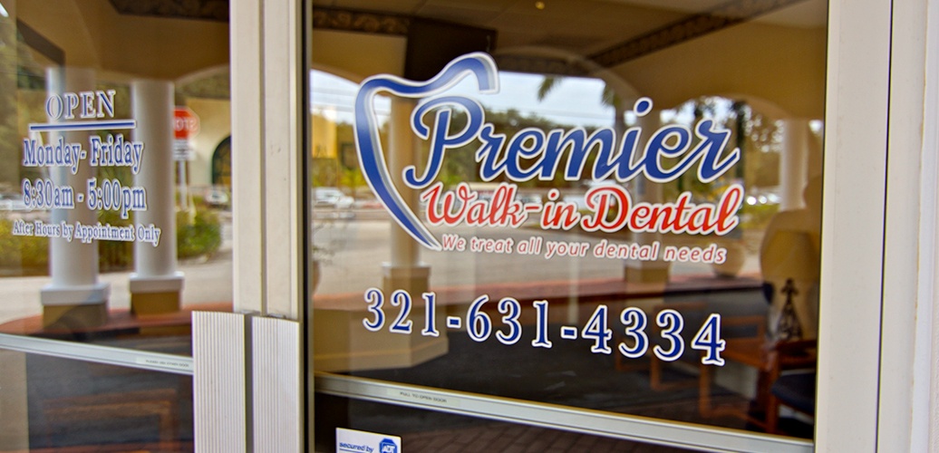 Premier Walk-In Dental Entrance